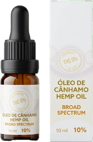 Óleo de Cânhamo 10% Broad Spectrum